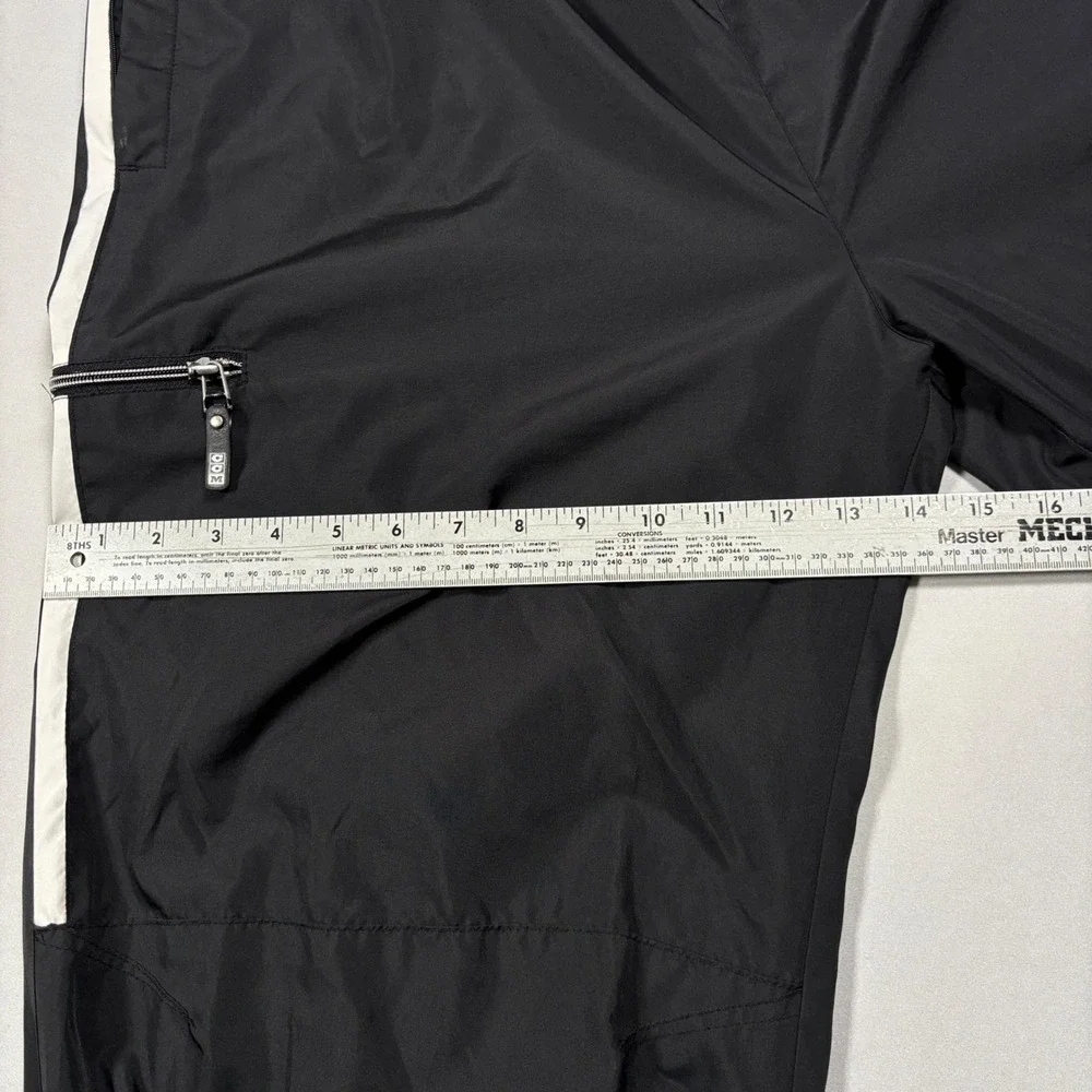 Vintage CCM Track Pants Mens XL Black Mesh Lined  Windbreaker Warm ups Korea